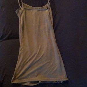 Olive Green Mini Dress